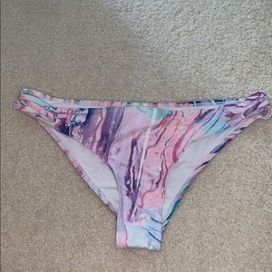 Marble bikini bottom